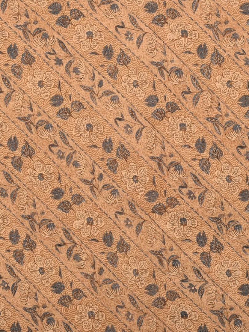 Pekalongan Coklat Printed Cotton Fabrics