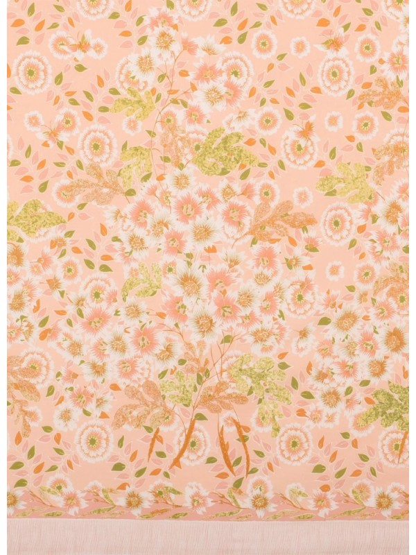 Pekalongan Pink Printed Cotton Fabrics