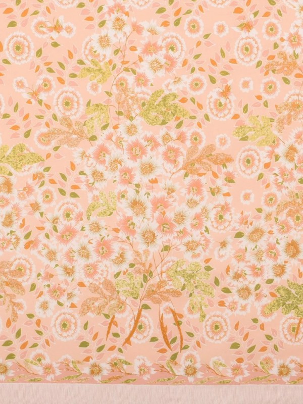Pekalongan Pink Printed Cotton Fabrics