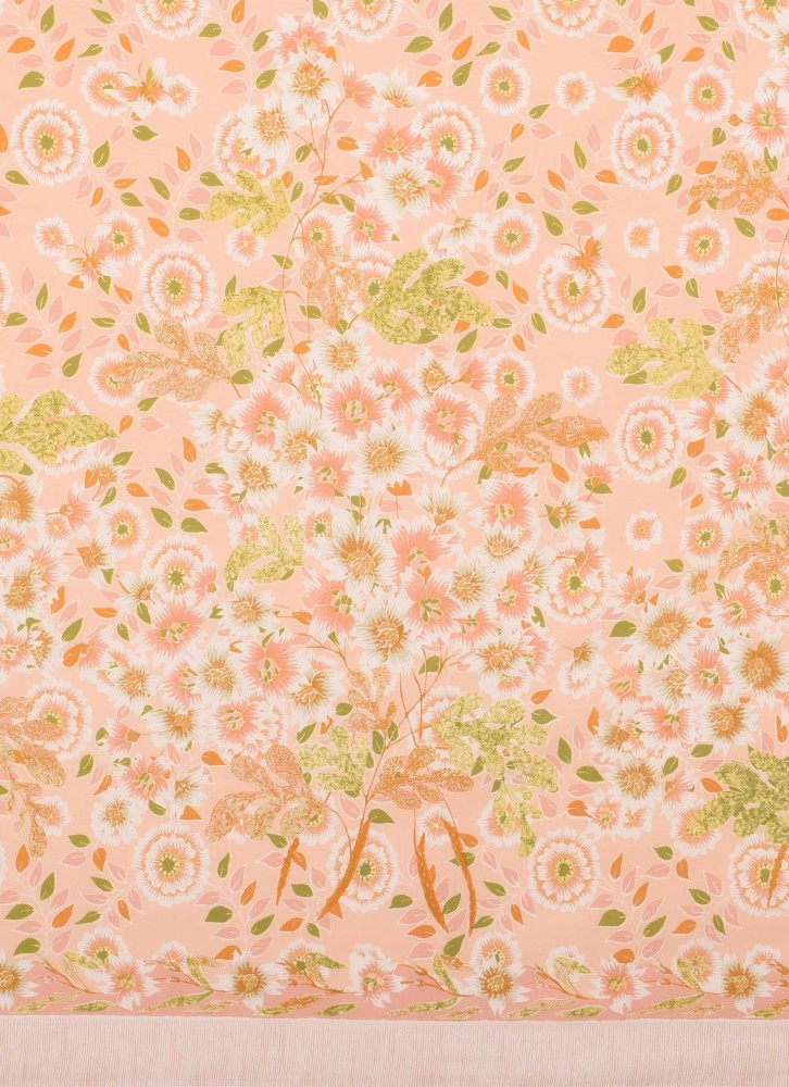 Pekalongan Pink Printed Cotton Fabrics