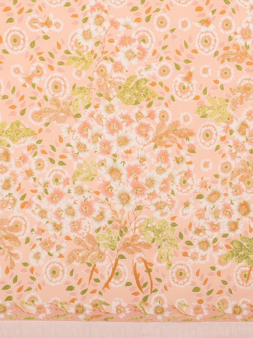 Pekalongan Pink Printed Cotton Fabrics Pekalongan Pink Printed Cotton Fabrics