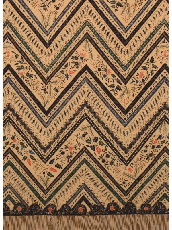 Pekalongan Zig-Zag Printed Cotton Fabrics