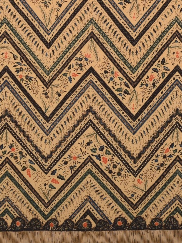 Pekalongan Zig-Zag Printed Cotton Fabrics