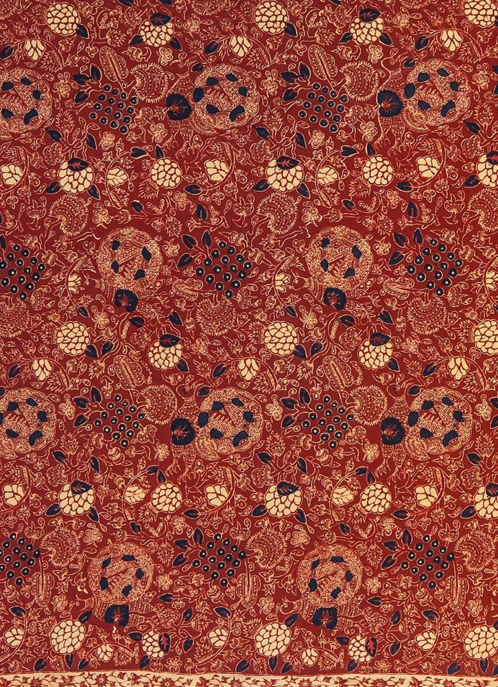 Burung Bulat Printed Cotton Lycra Fabrics