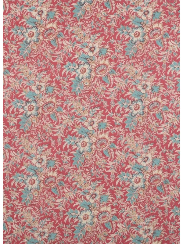 Lotus Merah Printed Cotton Voile Fabrics