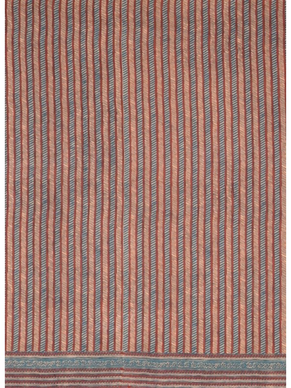 Tibetan Stripe Printed Cotton Voile Fabrics