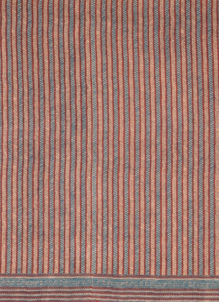 Tibetan Stripe Printed Cotton Voile Fabrics
