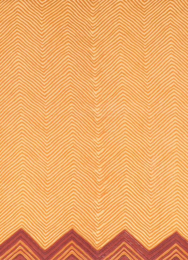 Yellow Prada Printed Cotton Voile Fabrics