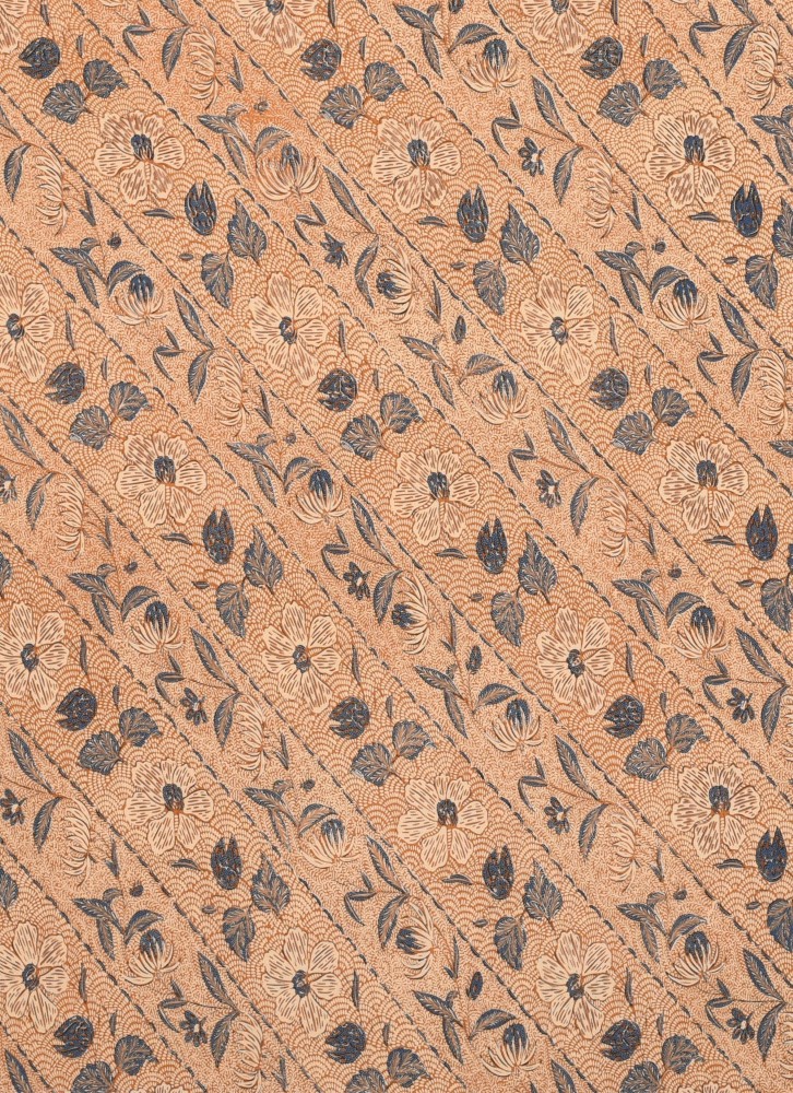 Pekalongan Coklat Printed Rayon Fabrics