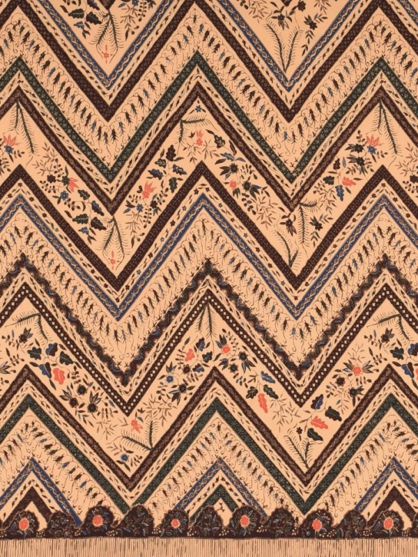 Pekalongan Zig Zag Printed Rayon Fabrics